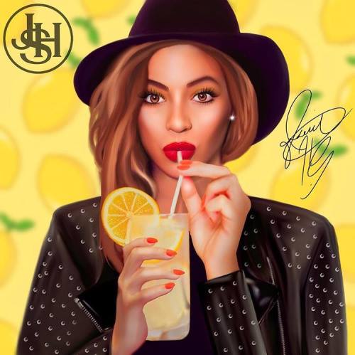 Beyoncé 2016 Lemonade pub pic drink yellow