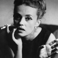 Jeanne Moreau photographed by Dan Budnick for Vogue magazine, 1962